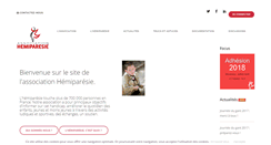 Desktop Screenshot of hemiparesie.org